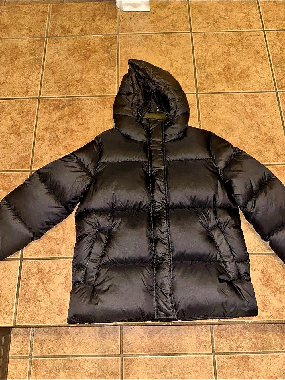 PINK Marshmallow Puffer by PINK Black Puffer Jacket Size XS NWT